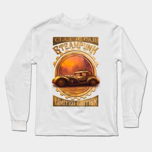 Classic, gothic and elegant steampunk car Long Sleeve T-Shirt